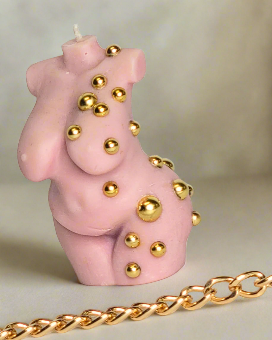 Pink Pearly Pop - Luna Candle