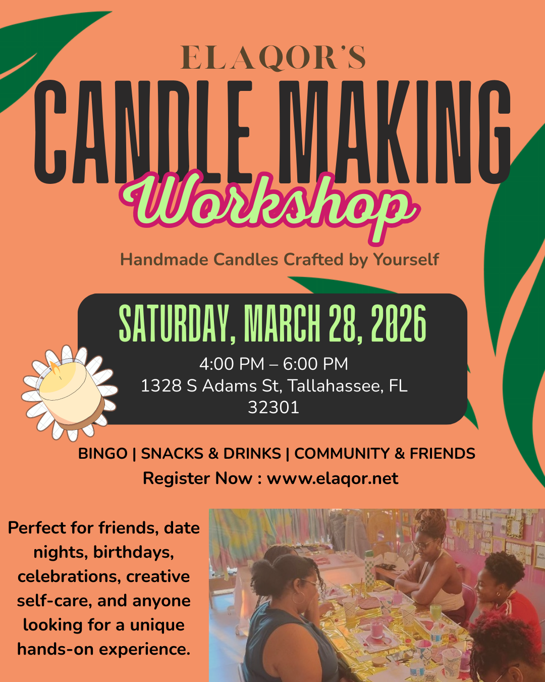 Beginner's Candle Making Workshop w/ a Twist
