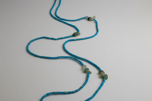 Blue Cete Crystal Waistbead