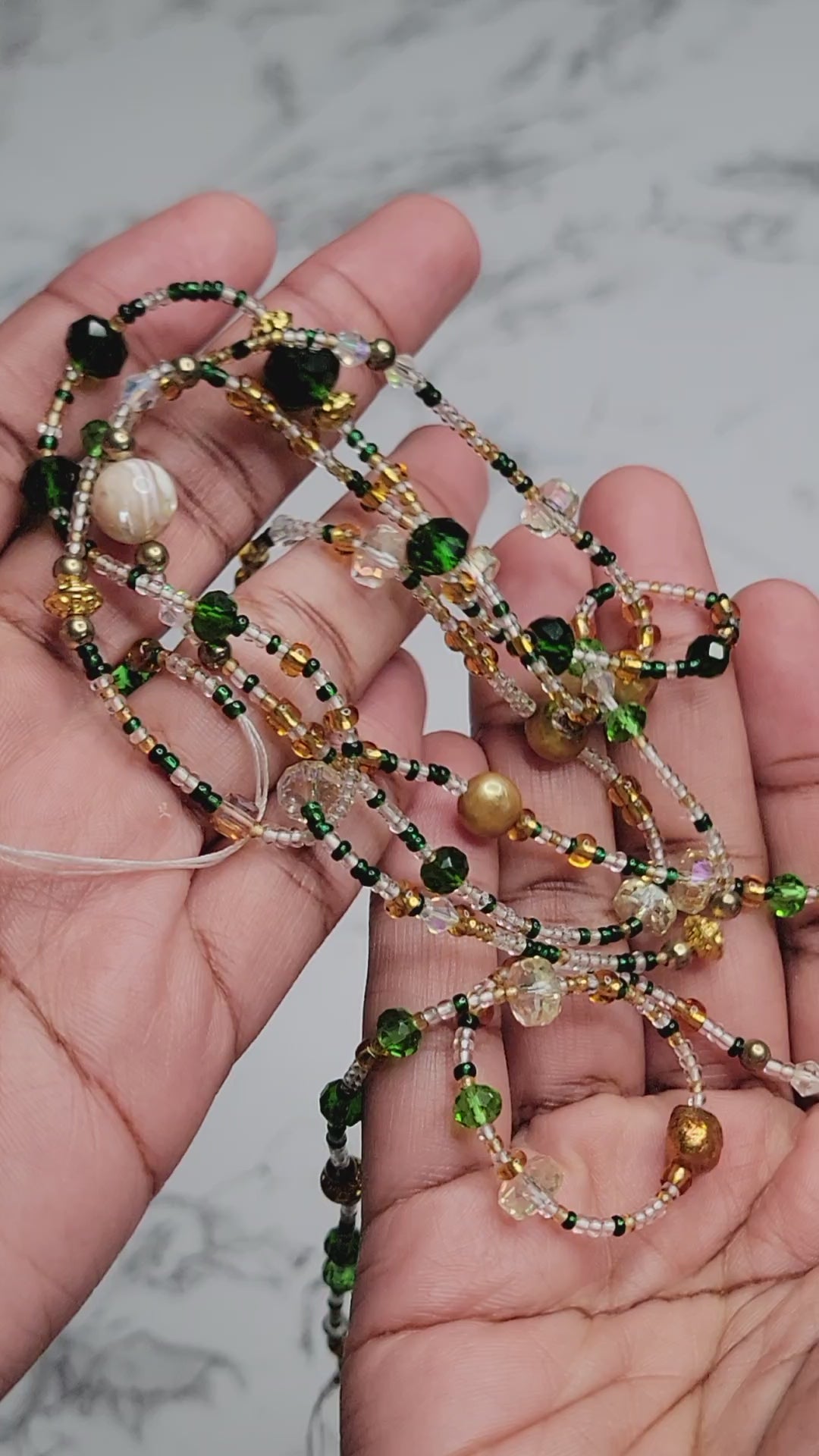 Green Gold - Premium Plus Waistbead