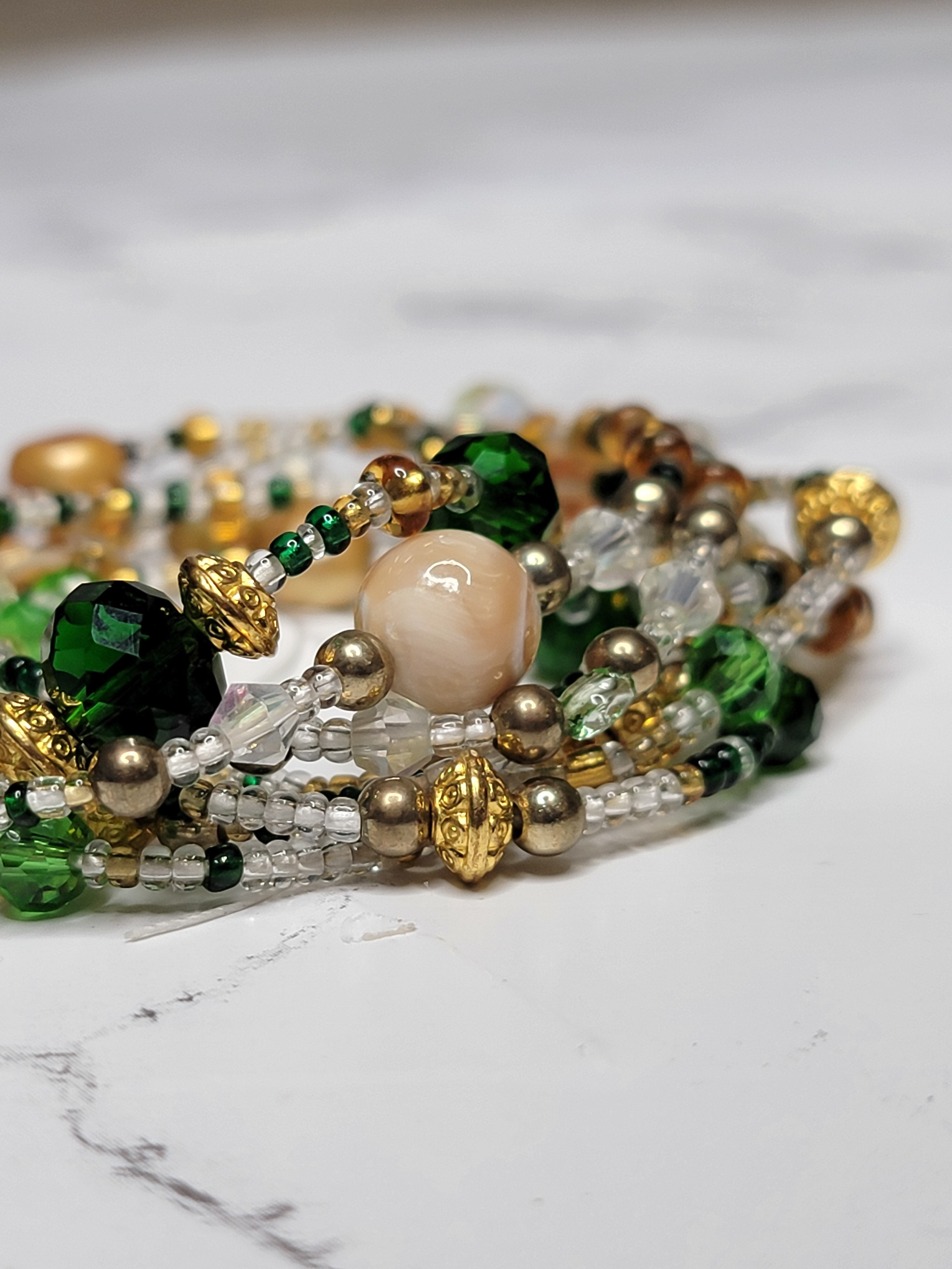 Green Gold - Premium Plus Waistbead