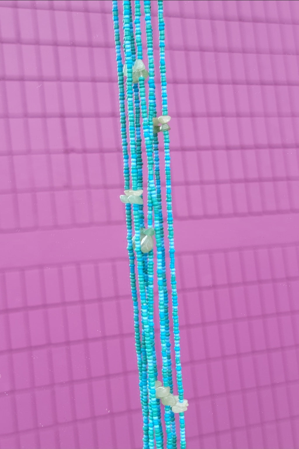 Blue Cete Crystal Waistbead