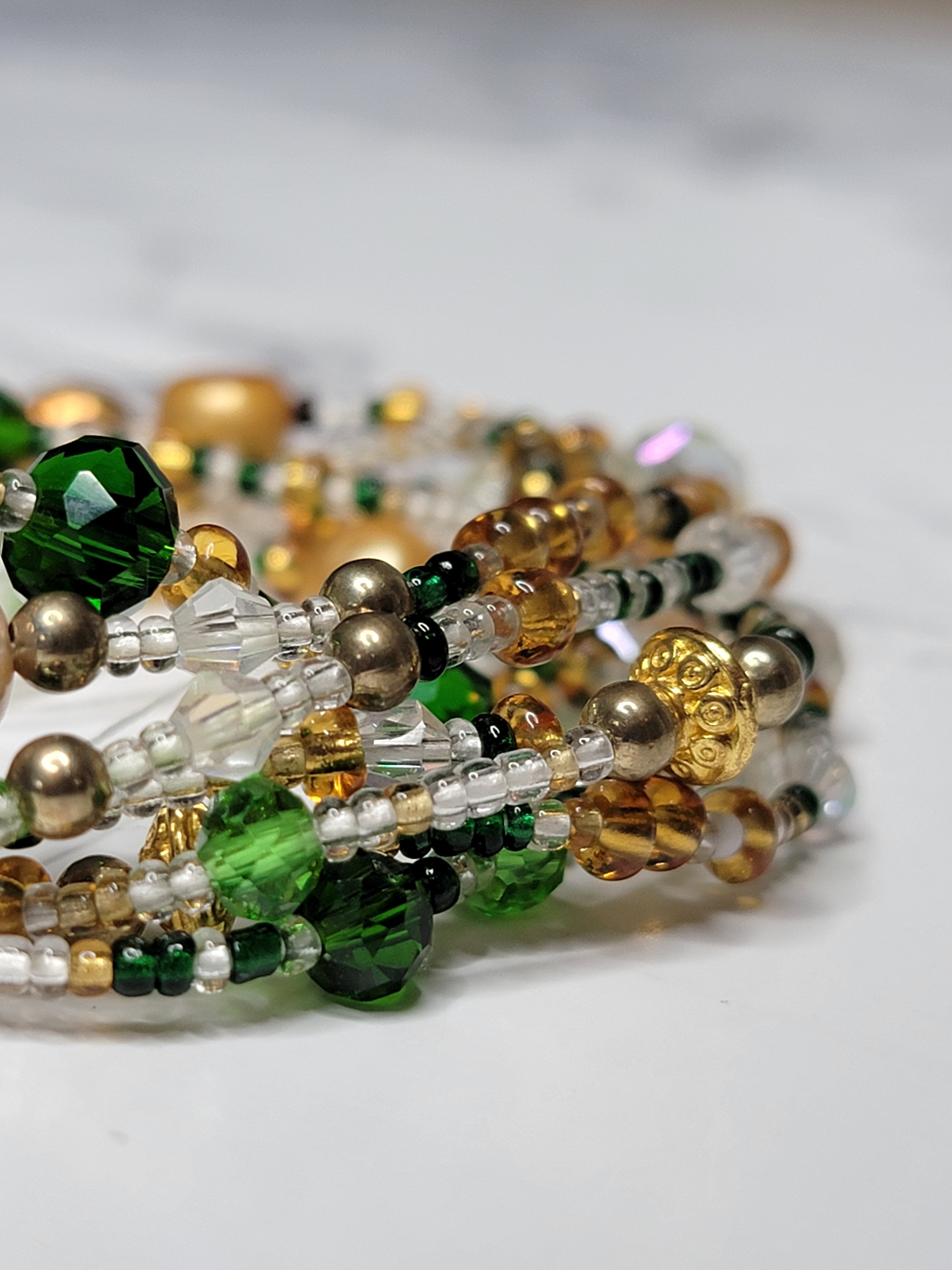 Green Gold - Premium Plus Waistbead