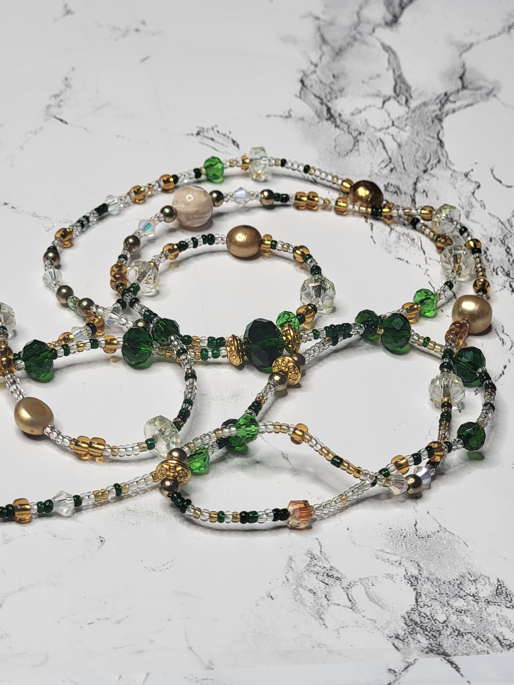 Green Gold - Premium Plus Waistbead